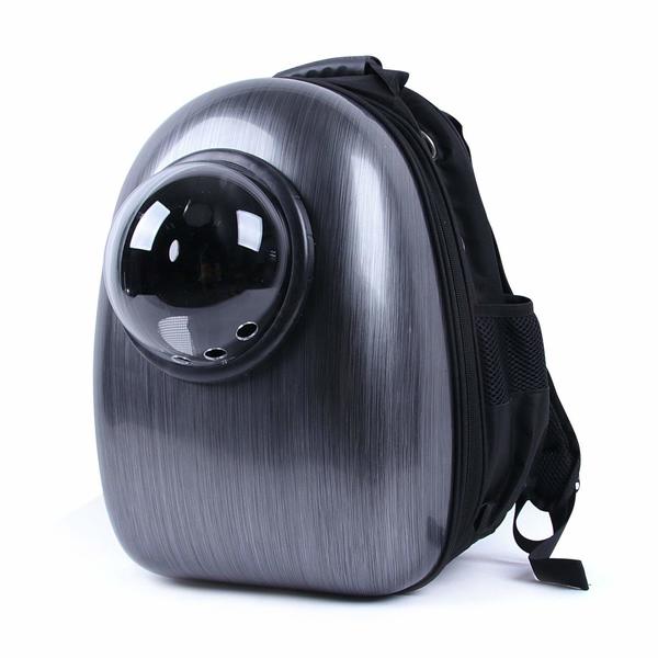 Blitzwolf cat backpack with ventilation holes in the bubble window.