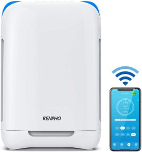 displaying of RENPHO best smart cat air purifier