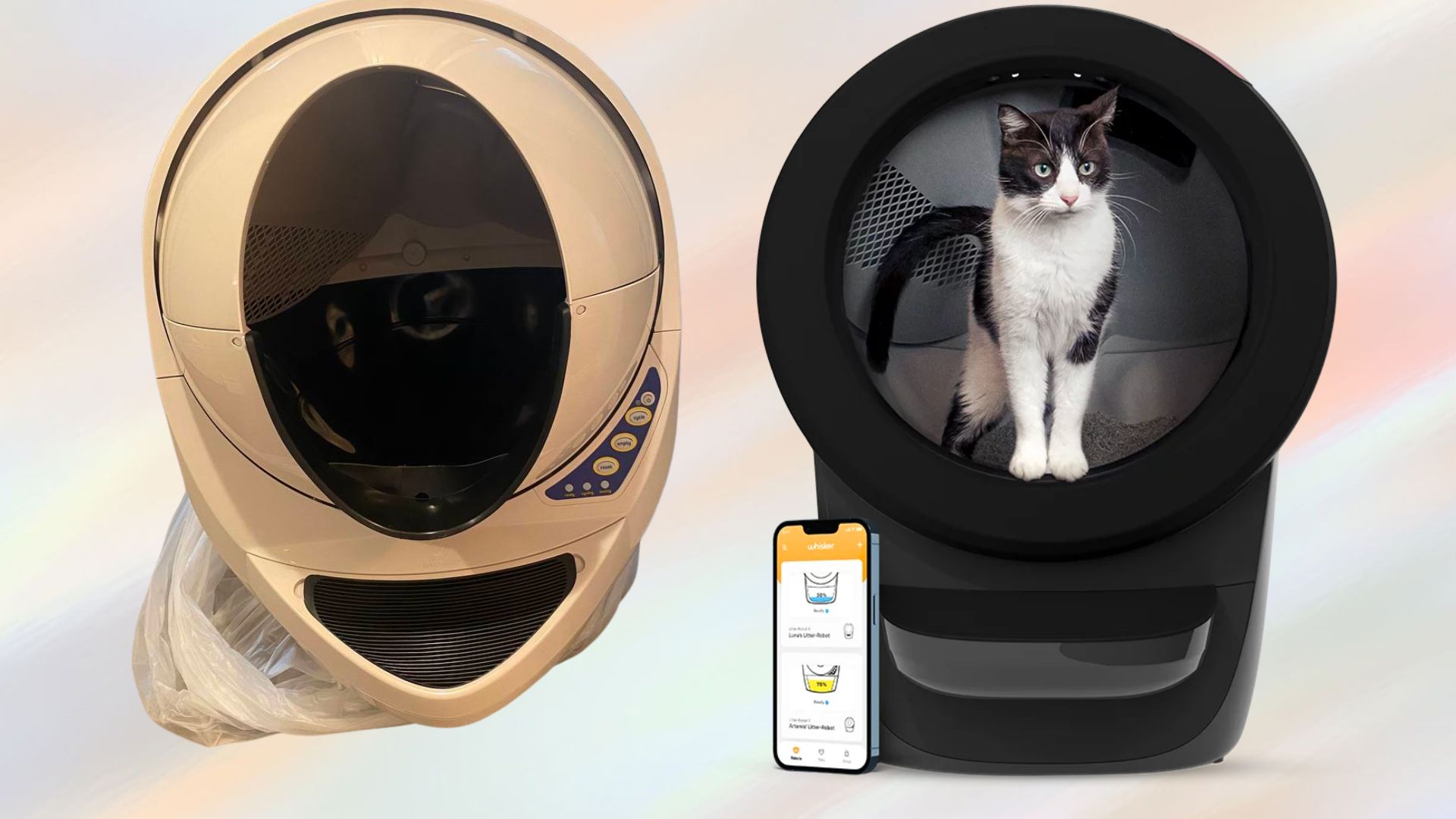 comparing designs of litter robot 3 and litter robot 4