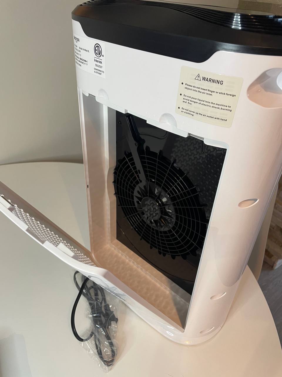 Space for filters for Okaysou Air Purifier