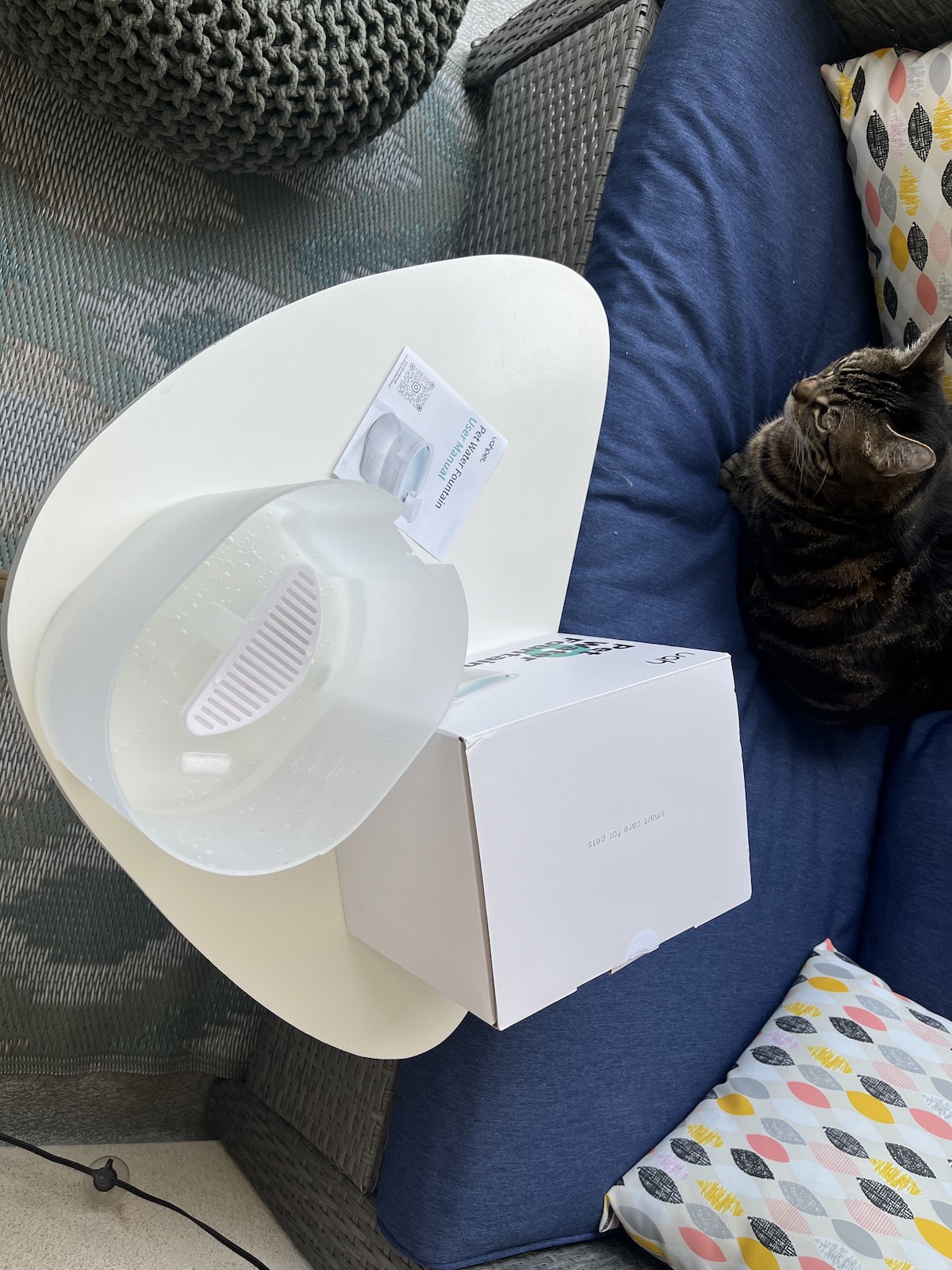 Filtration of Uahpet Cat Water Fountain