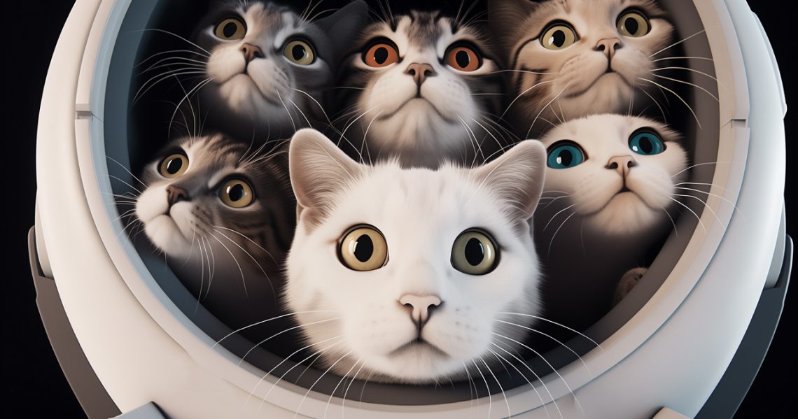 Litter robot 4 with multiple cats