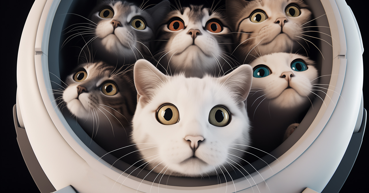 Litter robot 4 with multiple cats