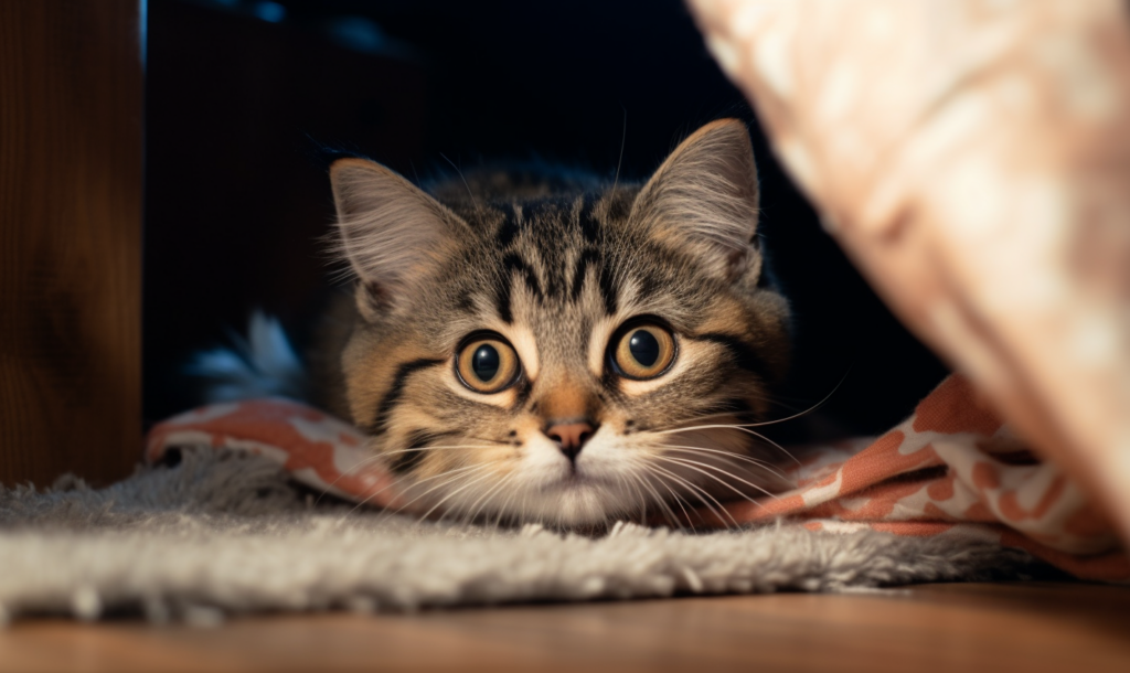 Cat that is in stress