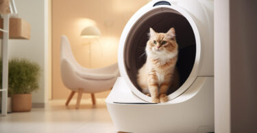 Robot Litter Box Cat