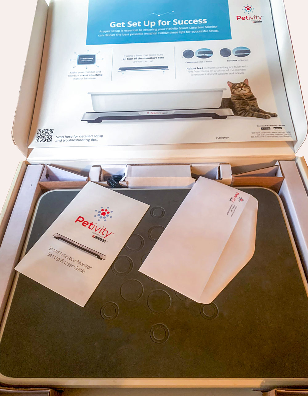 Petivity Smart Litter Box Box Monitor Opening